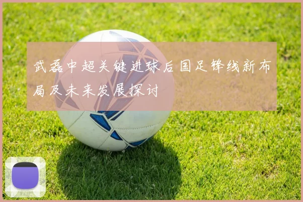 武磊中超关键进球后国足锋线新布局及未来发展探讨